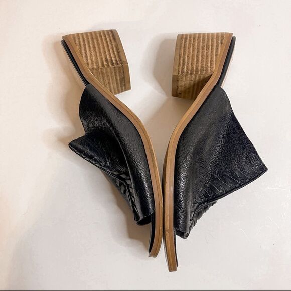 Nine West Rahima Slip On Black Mule Sandal Size 8 - Picture 7 of 10